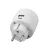 Földelt csatlakozó aljzat USB töltővel A+C, 3.4A 17W, fehér                                           CM240-801