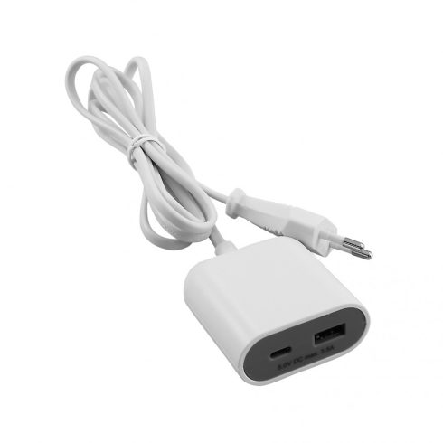 USB A+C töltő, 1,5m kábel                                                                             CM245-101