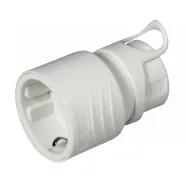   Földelt SCHUKO aljzat, hátsó kivezetéssel, 16A, IP20, fehér                                           CM291-101