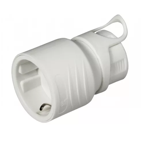 Földelt SCHUKO aljzat, hátsó kivezetéssel, 16A, IP20, fehér                                           CM291-101