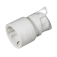   Földelt SCHUKO aljzat, oldalsó kivezetéssel, 16A, IP20, fehér                                         CM291-201