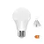 LED izzó mozgásérzékelővel, E27, A60, 12 W, 1200 lm, 3000 K, 3-5 m, 20 sec, F                         CM305-791