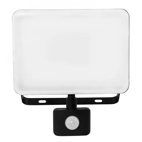 LED reflektor, mozgásérzékelővel és gyorscsatalkozóval, 50W, 5400lm, 4000K, IP44, fekete              CM307-253