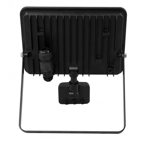 LED reflektor, mozgásérzékelővel és gyorscsatalkozóval, 50W, 5400lm, 4000K, IP44, fekete              CM307-253
