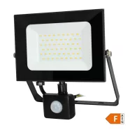   LED reflektor, mozgásérzékelővel, 50W, 4250lm, 6500K, IP44, fekete                                    CM307-304