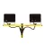 LED reflektor állványos, 2x50W, 2x5400lm, 6500K, IP44, 220-240V                                       CM308-553