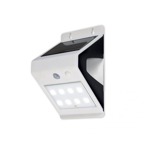 LED napelemes reflektor mozgásérzékelővel, 3 W, 200 lm, 3,7 V 1200 mAh, 4000 K, , 15,5 x 9,5 x 8 cmr  CM309-103