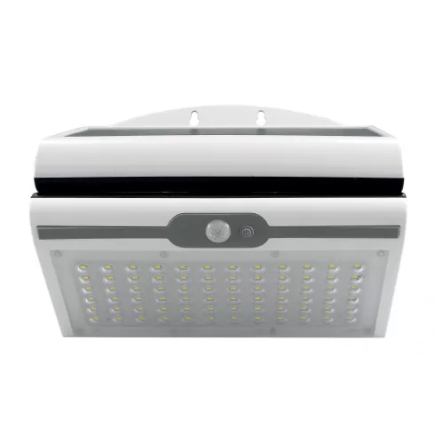 LED napelemes reflektor, mozgásérzékelővel, 4,5W, 430lm, 4000K, IP44, fehér                           CM309-104