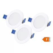   LED mélysugárzó, 3W, 270lm, 4000K, 3db/cs                                                             CM336-124