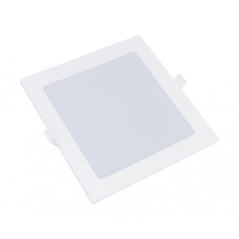 LED panel, süllyesztett, négyzetes, 18W, 1500lm, 2700/4000/6500K, 220mm                               CM337-424