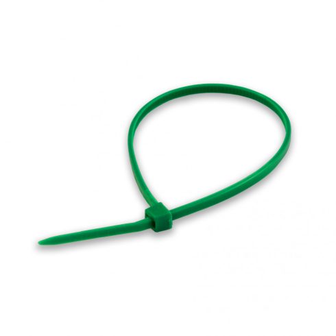 Kábelkötegelő, 3,5x200mm, zöld (100 db)                                                               CM365-115