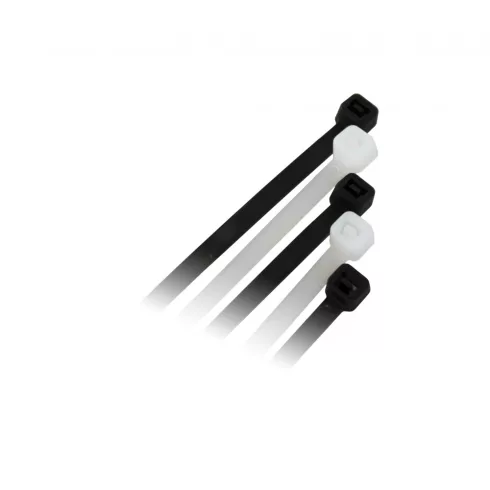 Kábelkötegelő, 7,5x400mm, fekete (25 db)                                                              CM365-134