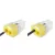 Vezeték összekötő, 2P, 0,75-2,5mm2, sárga, tömör vezetékhez (50 db)                                   CM365-467