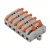 Vezeték összekötő, 1-1P, 0,2-2,5mm2, 0,2-4,0mm2, szürke/narancs (10 db)                               CM365-471