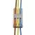 Vezeték összekötő, 3-3P, 0,08-2,5mm2, 0,08-4,0mm2 szürke/színes (5 db)                                CM365-473