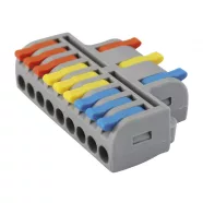   Vezeték összekötő, 3-9P, 0,2-2,5mm2, 0,2-4,0mm2, szürke/színes (5 db)                                 CM365-478