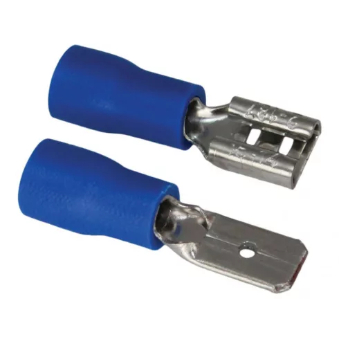 Szigetelt csúszó saru pár, 1,5-2,5mm2, 0,8x4,75mm, (10+10 db)                                         CM365-833