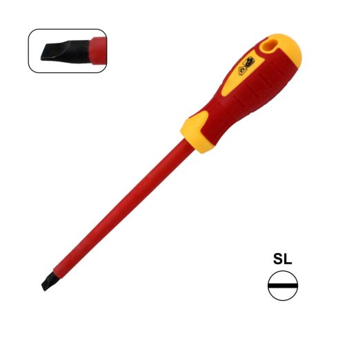 Szigetelt csavarhúzó, SL 8x175mm, 1000V, mágneses fejjel                                              CM370-207