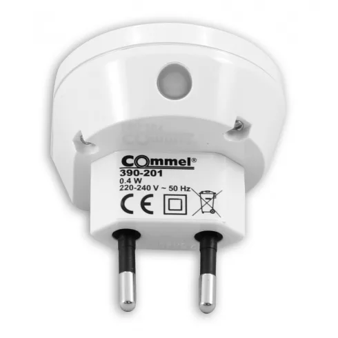 LED éjszakai lámpa, fotocellás érzékelővel, 0,4W                                                      CM390-201
