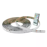   LED szalag szett (420 LED/m), távirányítóval, adapterrel, öntapadós, RGB, 5 m, IP20                   CM405-215