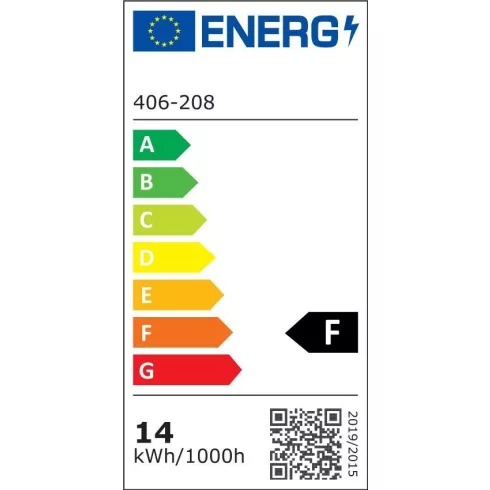 LED szekrény világító lámpatest, kapcsolóval, 14W, 1680lm, 6500K                                      CM406-208