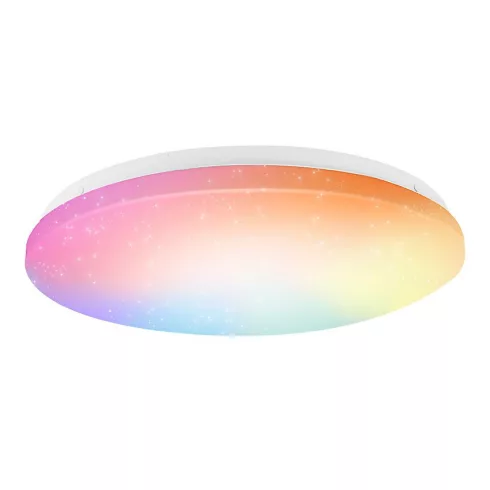 Wifi LED mennyezeti lámpa, 36W, 3800 lm, RGB, 490mm, 2,4 GHz, IP20, csillagos égbolt                  CM407-803