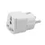 Utazóadapter, 10A, 250V, fehér                                                                        CM480-103