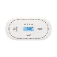  Szén-monoxid vészjelző, LCD kijelző , elemes, 2 év elem élettartam, 10 év érzékelő élettartam, HSO    CO10LCD