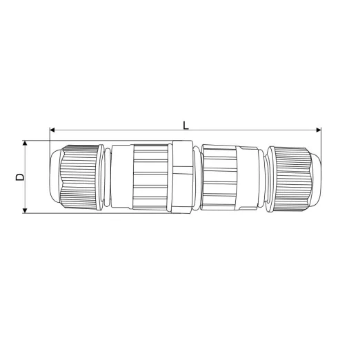 Tömítőszelencés kábeltoldó, 3×2,5mm2, Mg20, IP65, PA6,6                                               CST25