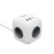 Kocka elosztó vezetékkel, 3 aljzat 16A 250V~, 1,5m 3G1,0 mm2 H05VV-F, kapcsoló, 2xUSB-A, 1xUSB-C, HS  CUBE2