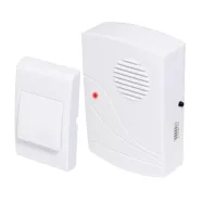   Vezeték nélküli csengő, max.60m hatótáv, 32 dallam, LED fényjelzés, elemes tápellátás, HSO            DB0600DC