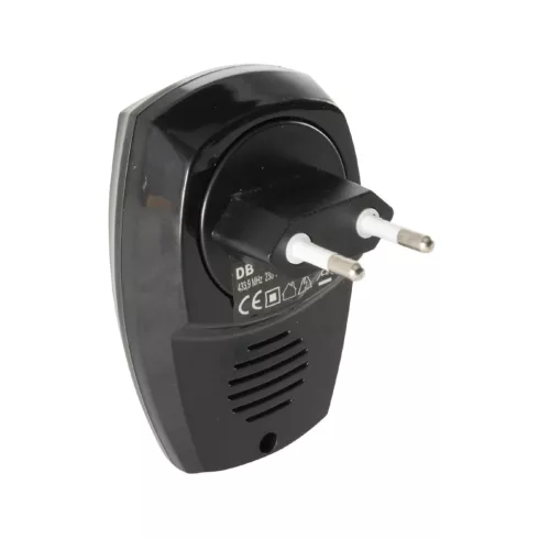 Vezeték nélküli csengő, 100m hatótáv, 36 dallam, kék LED visszajelző, 230V, HSO                       DB112AC