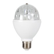  Diszkó lámpa, forgó RGB LED, 3W                                                                       DL4/27
