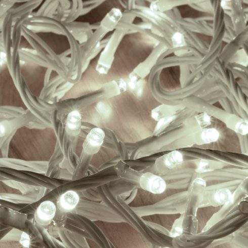 LED-es izzósor, 10 m / 200 LED, sorolható, hidegfehér, HSO                                            DLI200/WH