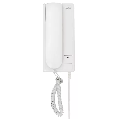 Vezetékes kaputelefon szett, falon kívüli, alumínium, 2vezetékes bekötés, zárnyitás, IP23, 230V, HSO  DP22