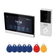   Video kaputelefon, 7'' érintőképernyő, 7db RFID közelítő kulccsal, HSO                                DPVSMART