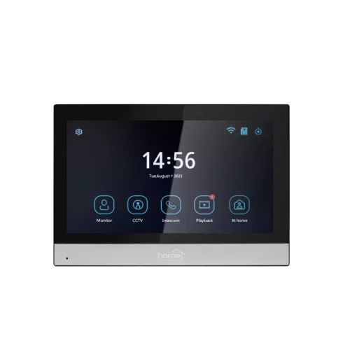 Video kaputelefon, 7'' érintőképernyő, 7db RFID közelítő kulccsal, HSO                                DPVSMART