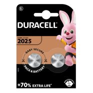   Duracell DL2025 lítium gombelem, 3V, 185mAh, 2db/bliszter, HSO                                        DURACELLDL202