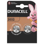   Duracell DL2032 lítium gombelem, 3,2V, 265mAh, 2db/bliszter, HSO                                      DURACELLDL203