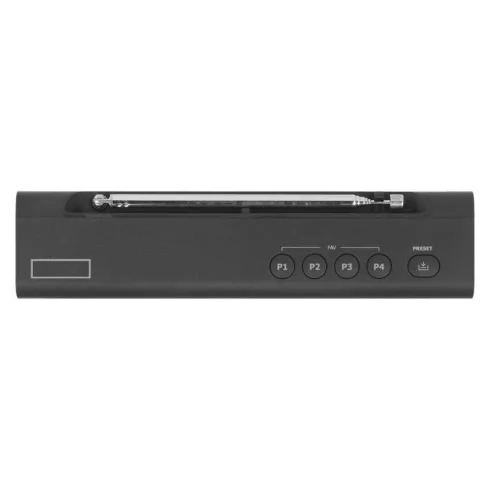 Hordozható rádió P-600B, TFT kijelző, kettős táplálás, Bluetooth, MP3, DAB / DAB+ / FM, fekete színb  E0090