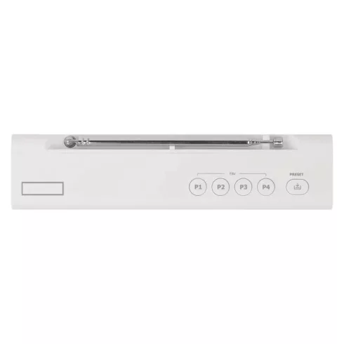 Hordozható rádió P-600B, TFT kijelző, kettős táplálás, Bluetooth, MP3, DAB / DAB+ / FM, fehér színbe  E0091
