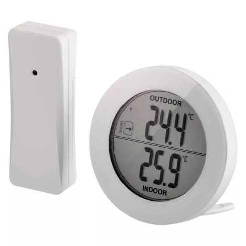 Hőmérő, vezeték nélküli érzékelővel                                                                   E0129