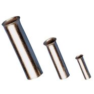   Szigeteletlen érvéghüvely, ónozott elektrolitréz, 0,75mm2, L=8mm                                      E02NR