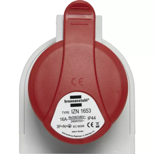 CEE fali aljzat, 5 pólusú, 400V/16A, IP44                                                             E1080020786