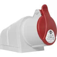   CEE fali aljzat, 5 pólusú, 400V/32A, IP44                                                             E1080030786