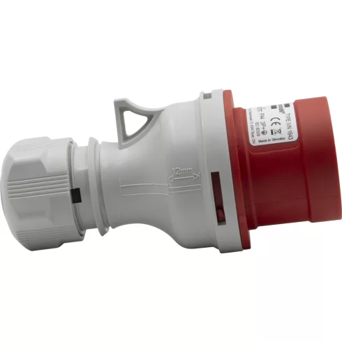 CEE csatlakozó dugó, 4 pólusú, 400V/16A, IP44                                                         E1080040786