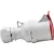 CEE csatlakozó aljzat, 4 pólusú, 400V/16A, IP44                                                       E1080050786