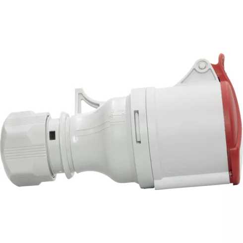CEE csatlakozó aljzat, 5 pólusú, 400V/32A, IP44                                                       E1080120786