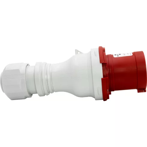 CEE csatlakozó dugó, 5 pólusú, 400V/63A, IP44, erősáramú                                              E1080140786