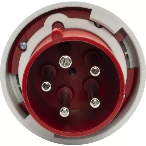 CEE csatlakozó dugó, 5 pólusú, 400V/63A, IP67, erősáramú                                              E1080160786